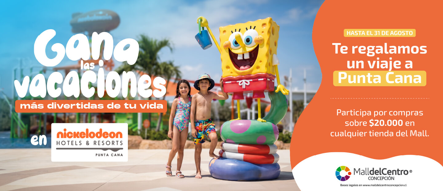 Participa por unas vacaciones en Nickelodeon