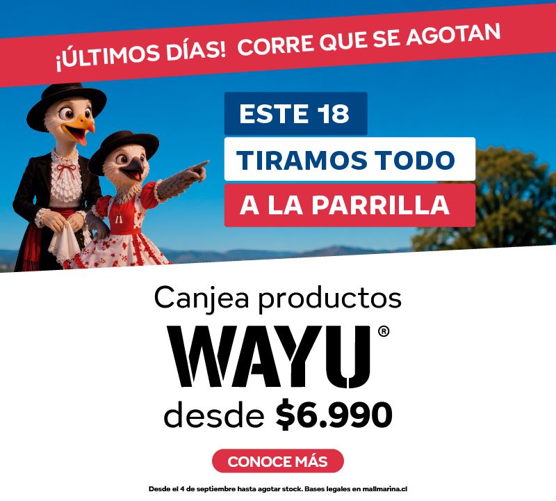 ¡Este 18, tiramos todo a la parrilla! WAYU