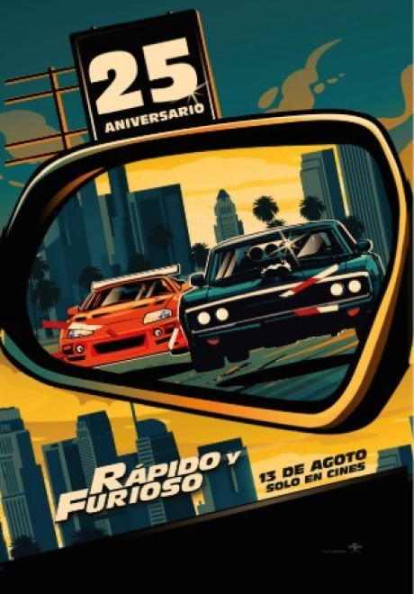 RAPIDO Y FURIOSO 25 ANIVERSARIO