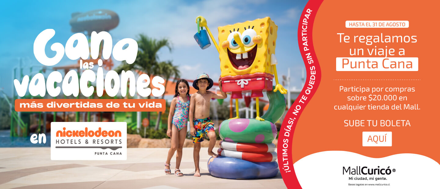 Participa por unas vacaciones en Nickelodeon