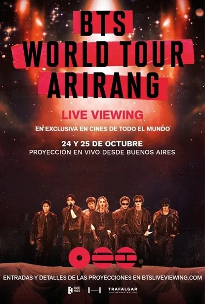 BTS WORLD TOUR ‘ARIRANG’ IN B. AIRES: LIVE VIEWING